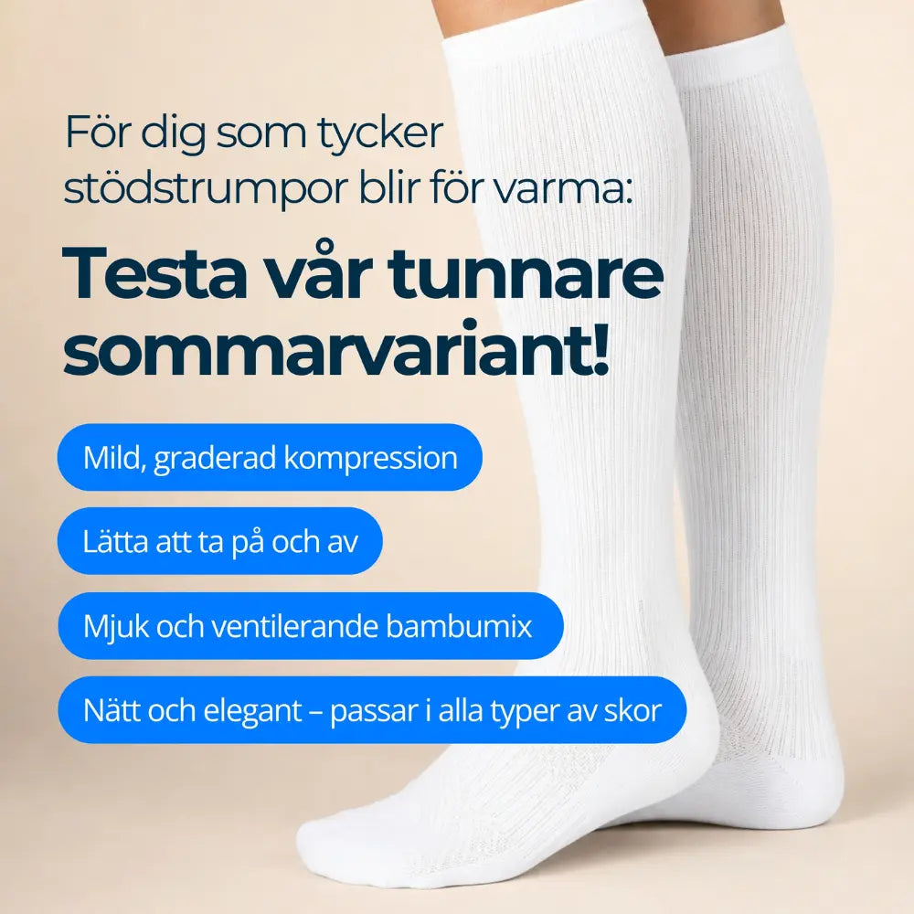 Diasocks Tunn Stödstrumpa (12–15 mmHg)