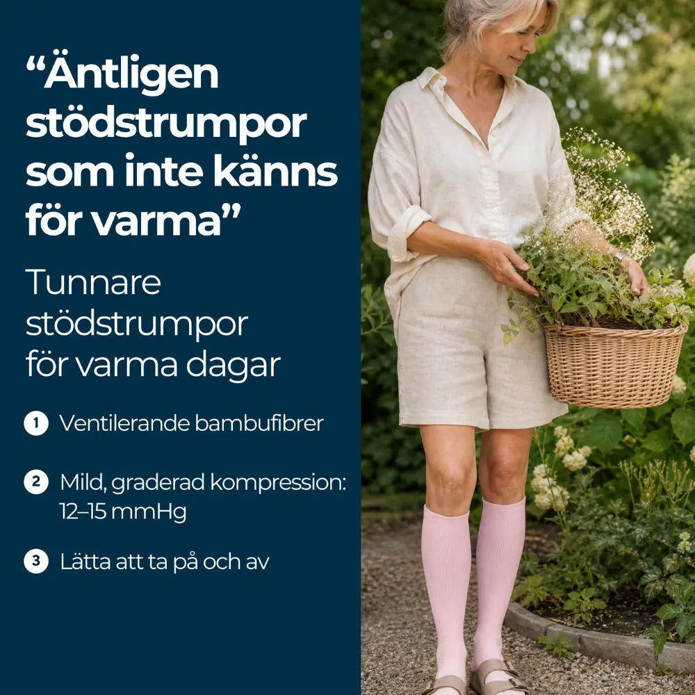 Diasocks Tunn Stödstrumpa (12–15 mmHg)
