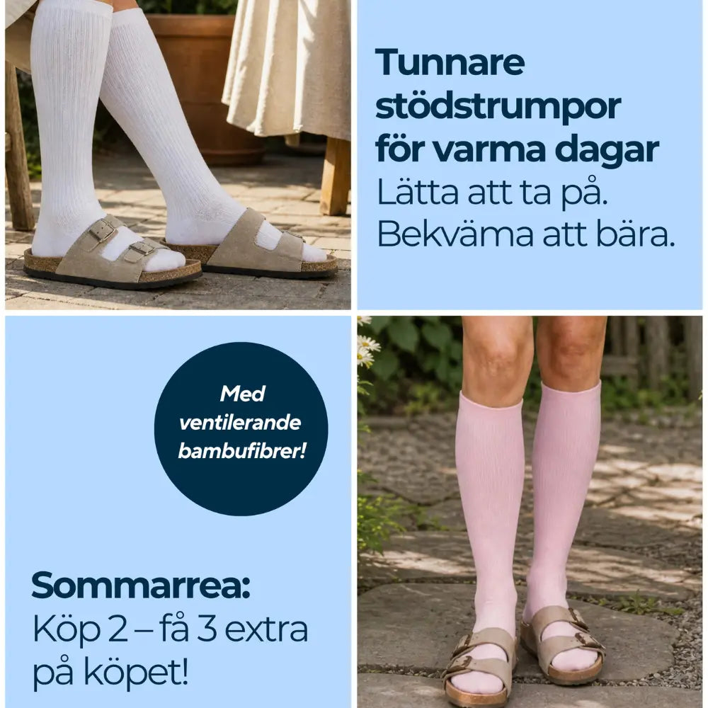 Diasocks Tunn Stödstrumpa (12–15 mmHg)