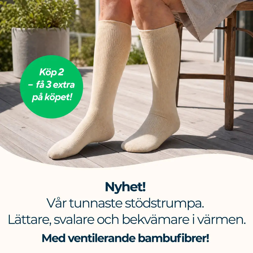 Diasocks Tunn Stödstrumpa (12–15 mmHg)