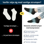 Ankelstrumpor i bambu med mild kompression