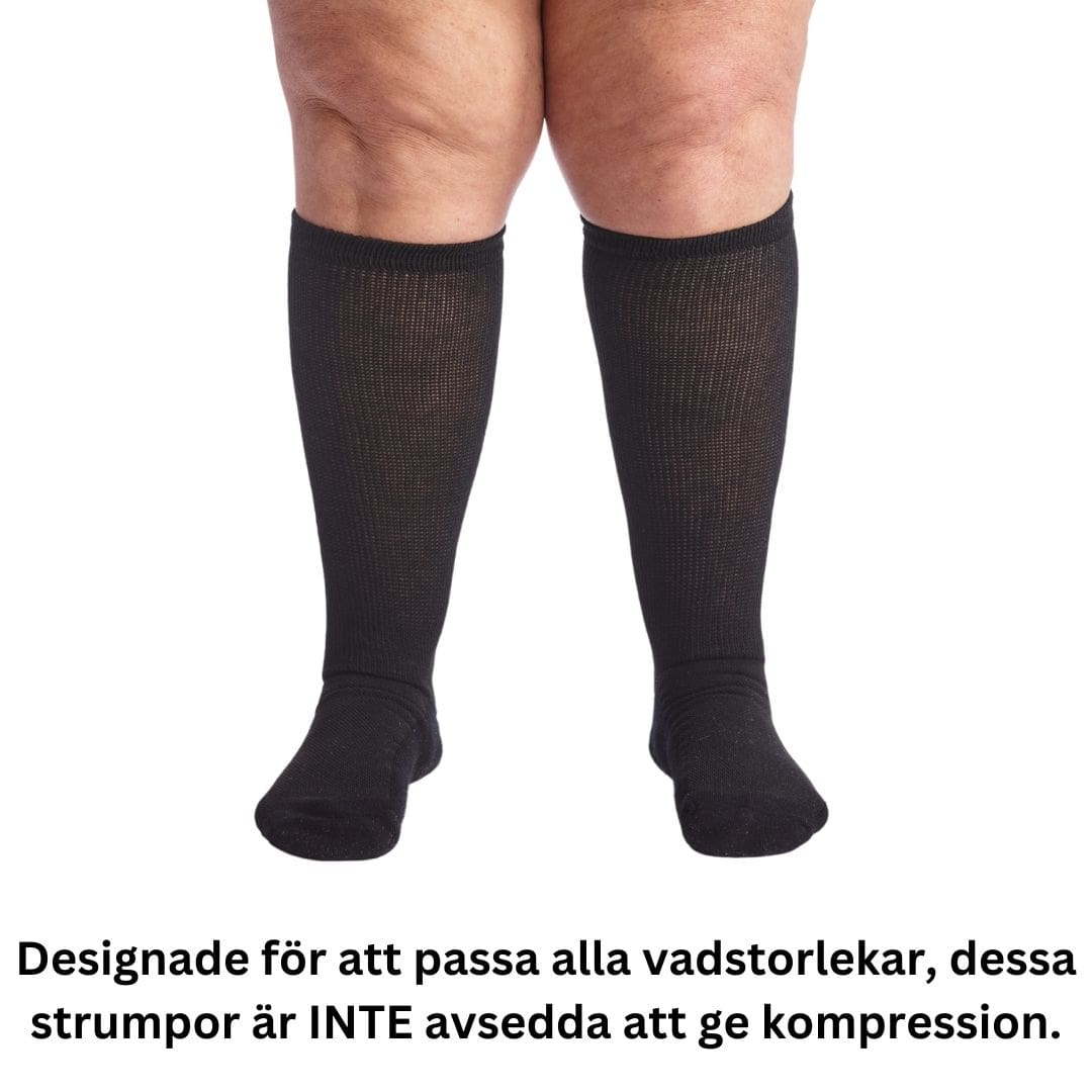Strumpor med extra lös resår