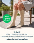 Diasocks Tunn Stödstrumpa (12–15 mmHg)