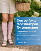Diasocks Tunn Stödstrumpa (12–15 mmHg)
